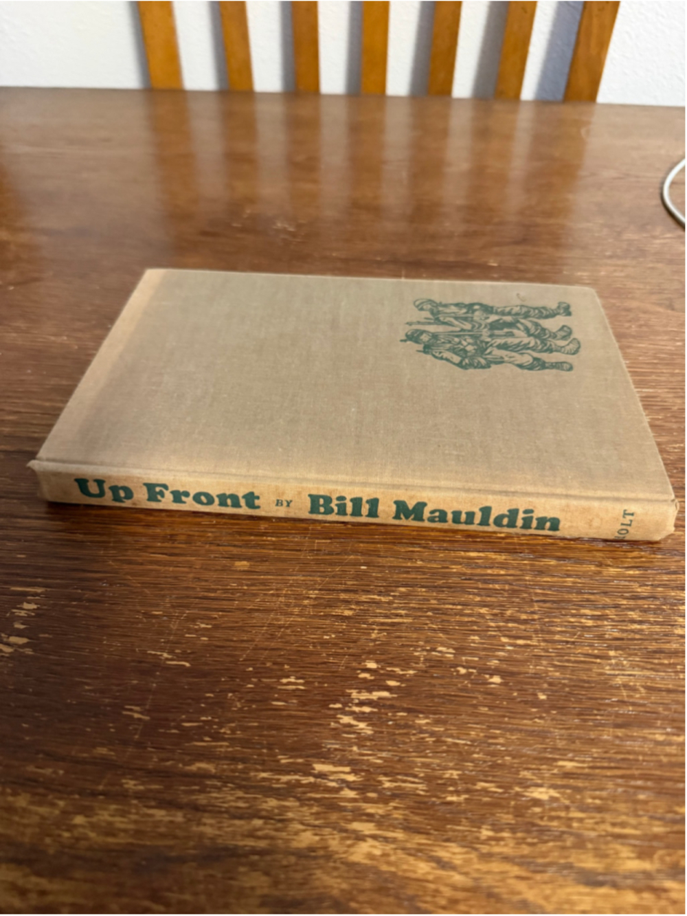 Bill Mauldin Up Front 1945 Original Henry Holt Hardcover WWII Illustrated Book